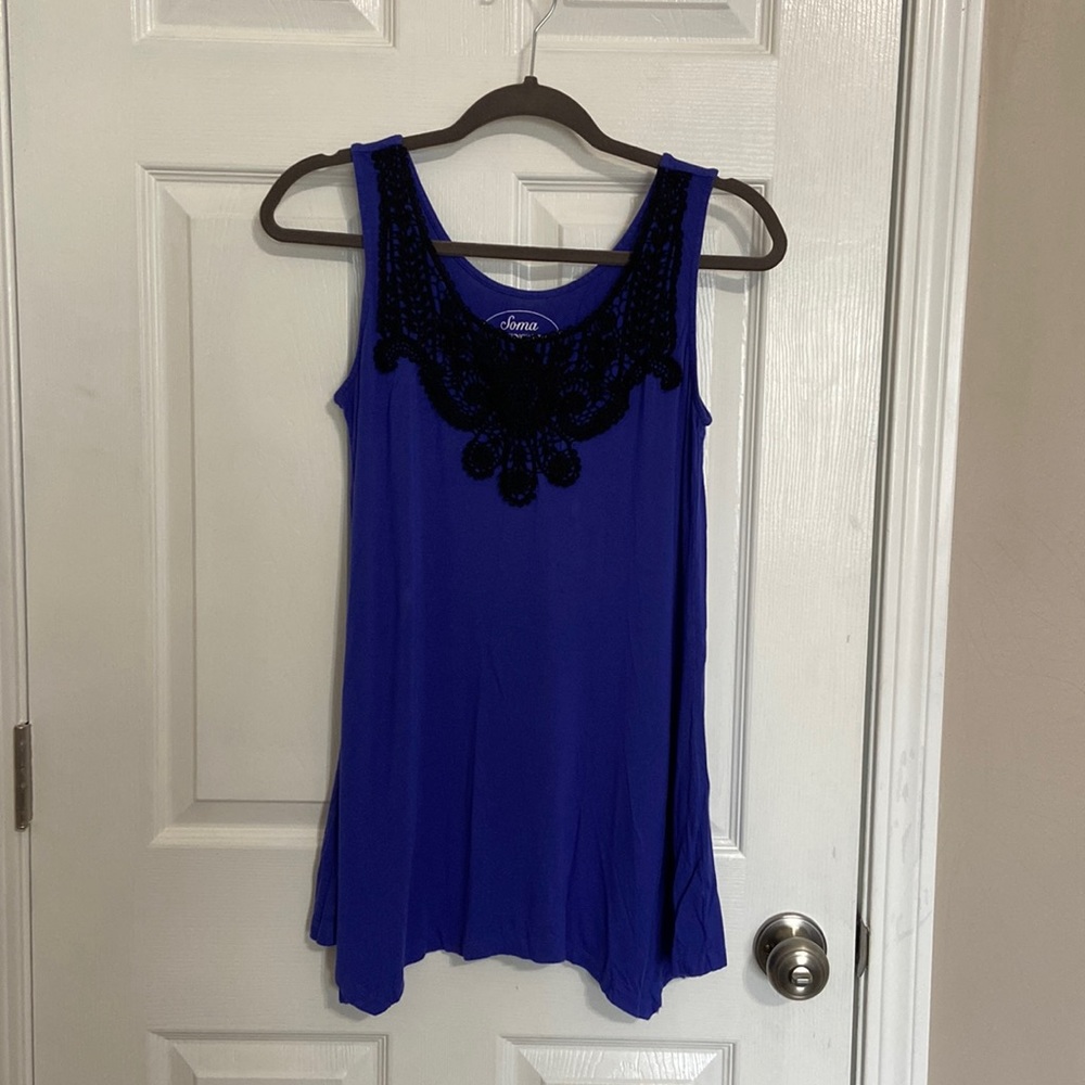 Soma blue tank top